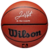 Josh Hart New York Knicks Autographed 2026 NBA Finals Champions Wilson Authentic Series Indoor/Outdoor Basketball with "26 NBA Champs" Inscription