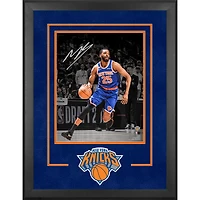 Mikal Bridges New York Knicks Autographed 2026 NBA Finals Champions Deluxe Framed 16" x 20" Action Spotlight Photograph