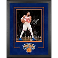 Karl-Anthony Towns New York Knicks Autographed 2026 NBA Finals Champions Deluxe Framed 16" x 20" Action Spotlight Photograph