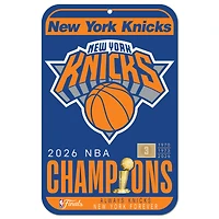 WinCraft New York Knicks 2026 NBA Finals Champions 11" x 17" Indoor/Outdoor Sign