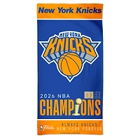 WinCraft New York Knicks 2026 NBA Finals Champions 30" x 60" Spectra Beach Towel