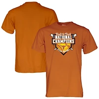 Unisex Blue 84 Texas Orange Texas Longhorns 2026 NCAA Softball Women's College World Series Back-to-Back National Champions T-Shirt