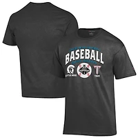 Unisex Champion Gray Arkansas Little Rock Trojans vs. Troy University Trojans 2026 NCAA Baseball Super Regional Matchup T-Shirt