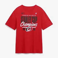 Men's Red Carolina Hurricanes 2026 Stanley Cup Champions T-Shirt