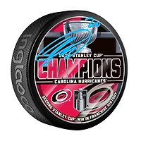 Sebastian Aho Carolina Hurricanes Autographed 2026 Stanley Cup Champions Hockey Puck