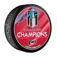 Rod Brind'Amour Carolina Hurricanes Autographed 2026 Stanley Cup Champions Hockey Puck