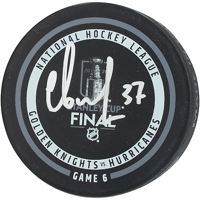 Andrei Svechnikov Carolina Hurricanes Autographed 2026 Stanley Cup Champions Official Game Puck