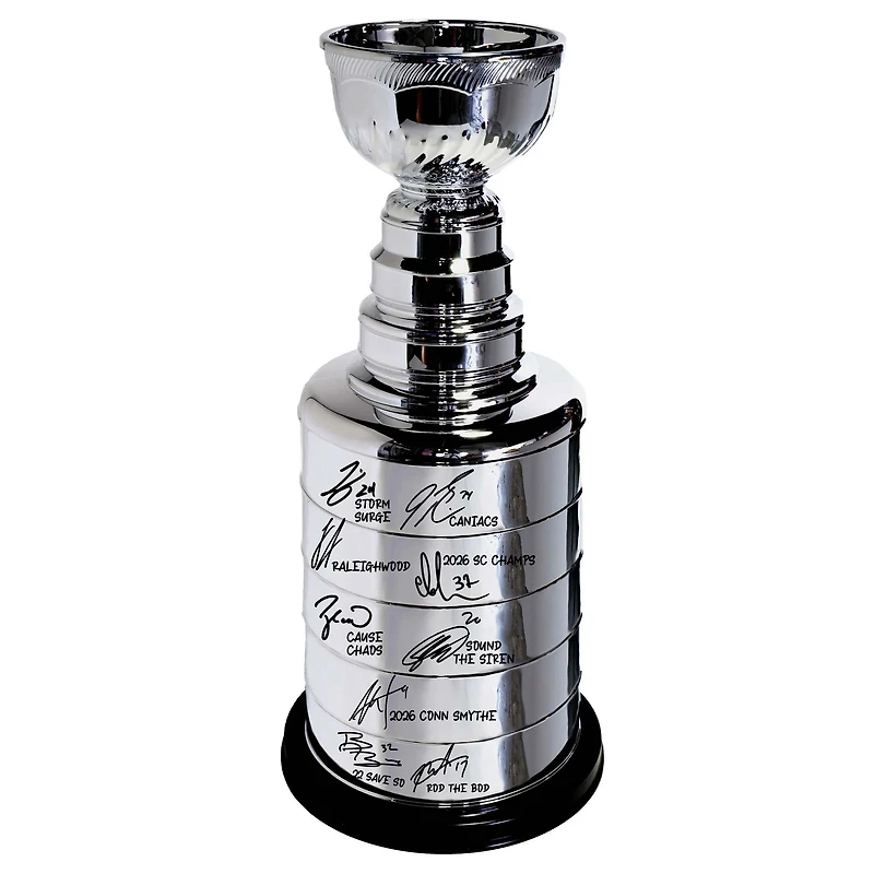 Carolina Hurricanes Autographed 2026 Stanley Cup Champions 2' Replica Stanley Cup with Multiple Signatures and Inscriptions - Limited Edition of 25