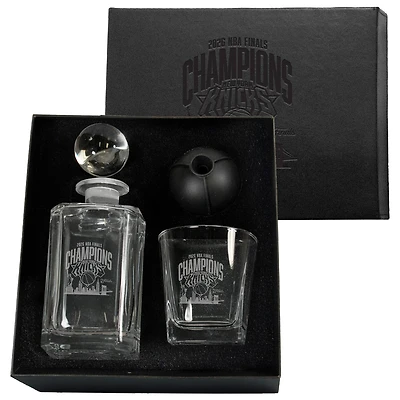 Logo Brands New York Knicks 2026 NBA Finals Champions 16oz. Decanter & 10oz. Whiskey Glass Set