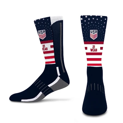 Youth PRO Compression Timothy Weah USMNT Phenom Player Radial Stars & Stripes Tube Socks