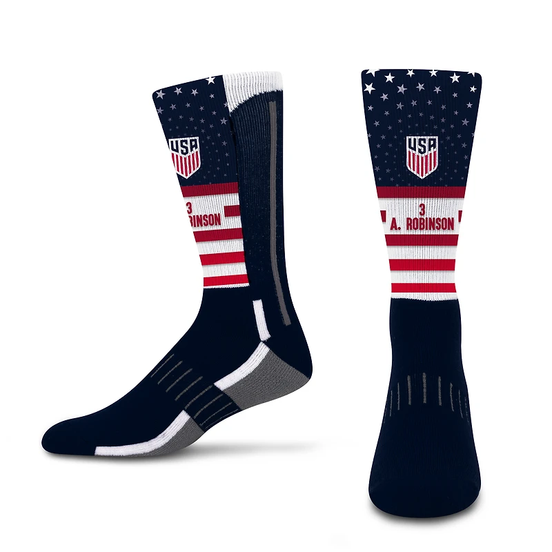 Youth PRO Compression Antonee Robinson USMNT Phenom Player Radial Stars & Stripes Tube Socks
