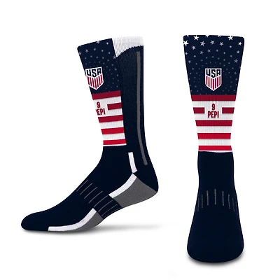 Youth PRO Compression Ricardo Pepi USMNT Phenom Player Radial Stars & Stripes Tube Socks