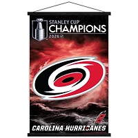 Carolina Hurricanes 2026 Stanley Cup Champions 22.375" x 34" Team Logo Poster