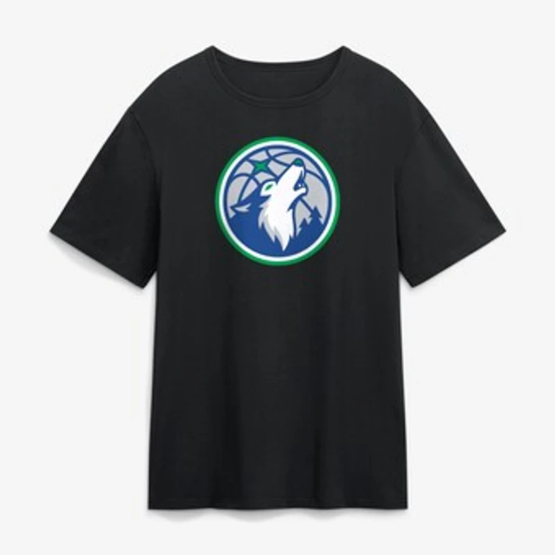 Men's Black Minnesota Timberwolves Essential T-Shirt