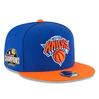 Youth New Era Blue/Orange New York Knicks 2026 NBA Finals Champions 9FIFTY Snapback Hat