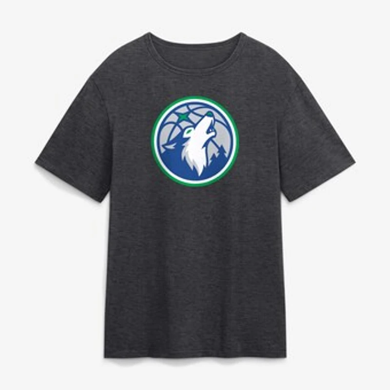 Men's Charcoal Minnesota Timberwolves Essential T-Shirt
