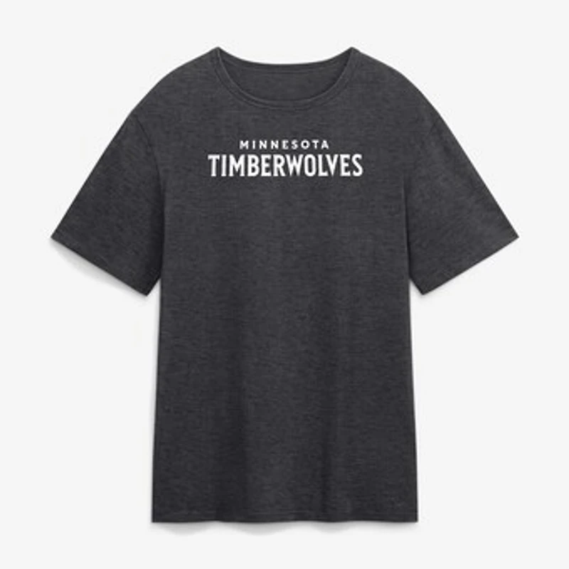 Men's Charcoal Minnesota Timberwolves Club T-Shirt