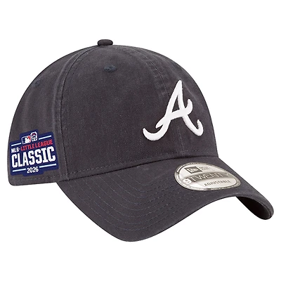 Men's New Era Navy Atlanta Braves 2026 Little League Classic Casual Classic Adjustable Hat