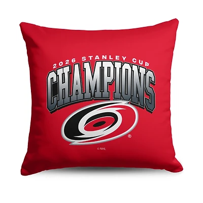 The Northwest Group Carolina Hurricanes 2026 Stanley Cup Champions 18" x 18" Throw Pillow