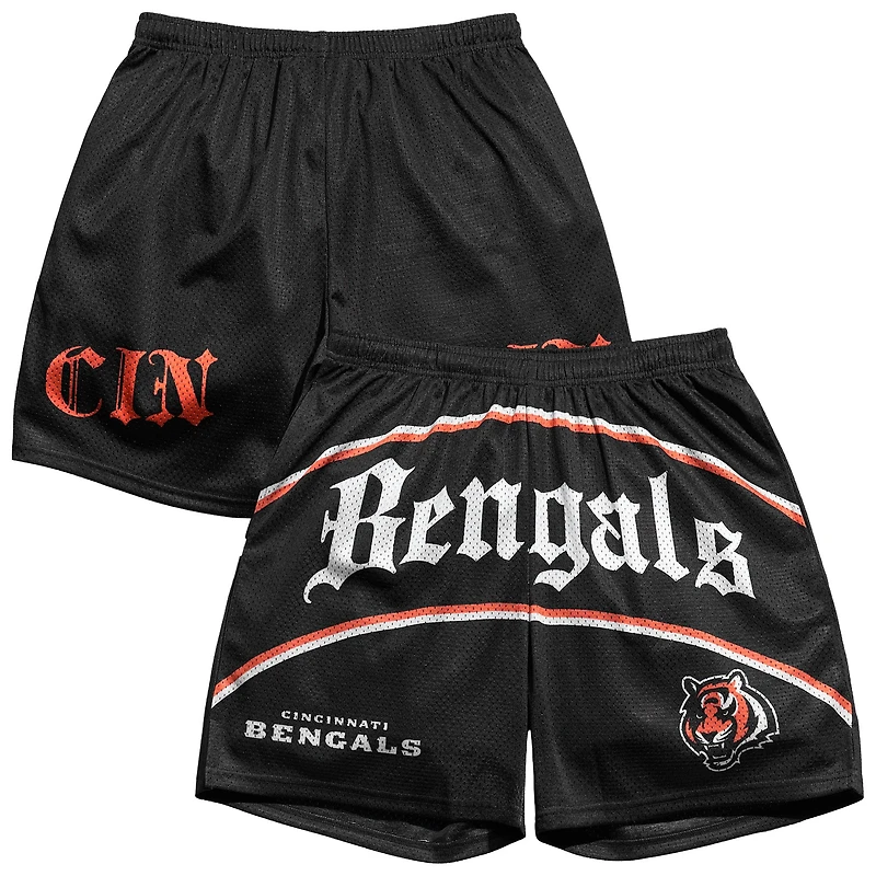 Men's Chalk Line Black Cincinnati Bengals Victorian Retro Shorts