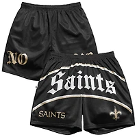 Men's Chalk Line Black New Orleans Saints Victorian Retro Shorts