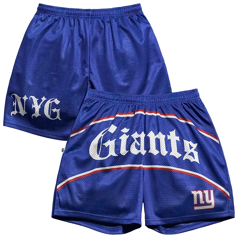 Men's Chalk Line Royal New York Giants Victorian Retro Shorts