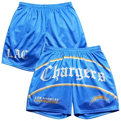 Men's Chalk Line Blue Los Angeles Chargers Victorian Retro Shorts