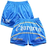 Men's Chalk Line Blue Los Angeles Chargers Victorian Retro Shorts