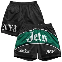 Men's Chalk Line Black New York Jets Victorian Retro Shorts