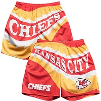 Men's Chalk Line Red Kansas City Chiefs Saw Blade Retro Shorts