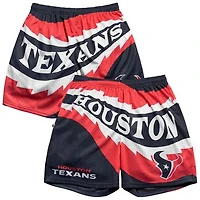 Men's Chalk Line Navy Houston Texans Saw Blade Retro Shorts