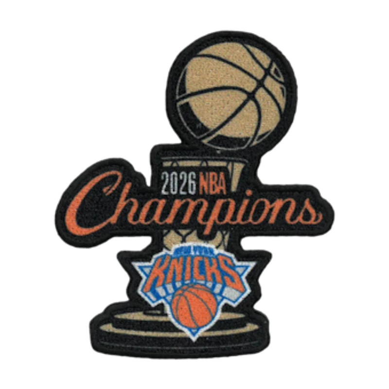 New York Knicks 2026 NBA Finals Champions Trophy Patch