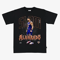 Unisex SLAM Jose Alvarado Black New York Knicks T-Shirt