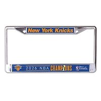 WinCraft New York Knicks 2026 NBA Finals Champions Laser Cut Metal License Plate Frame