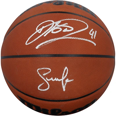 Dirk Nowitzki & Steve Nash Dallas Mavericks Autographed Wilson Official Game Basketball