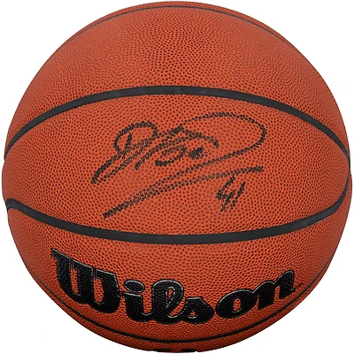 Dirk Nowitzki Dallas Mavericks Autographed Wilson Authentic Series Indoor/Outdoor Basketball in Black Ink