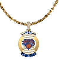 GLD New York Knicks 2026 NBA Finals Champions Logo Pendant