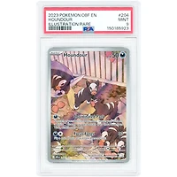 Houndour 2023 Pokemon Obsidian Flames Illustration Rare #204 PSA Authenticated 9 Card