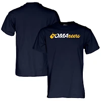 Unisex Blue 84  Navy West Virginia Mountaineers 2026 NCAA Baseball Men's College World Series Omaneers T-Shirt