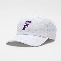 LoveShackFancy Women's White Florida Gators Floral Adjustable Hat