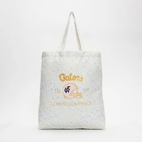 LoveShackFancy Women's White Florida Gators Canvas Tote Bag