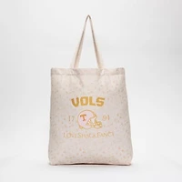 LoveShackFancy Women's White Tennessee Volunteers Canvas Tote Bag