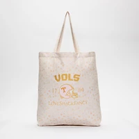 LoveShackFancy Women's White Tennessee Volunteers Canvas Tote Bag