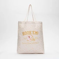 LoveShackFancy Women's White Texas Longhorns Canvas Tote Bag