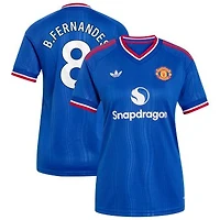 Women's adidas Bruno Fernandes Royal Manchester United 2026/27 Away Replica Jersey