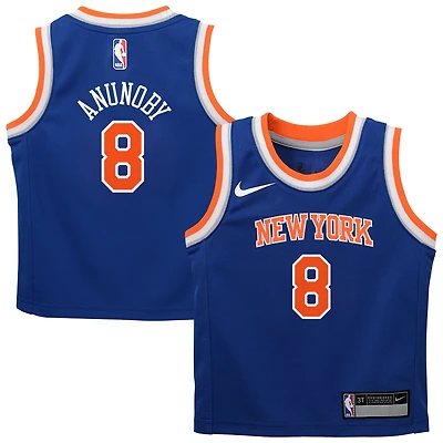 Toddler Nike OG Anunoby Blue New York Knicks Swingman Swingman Jersey - Icon Edition