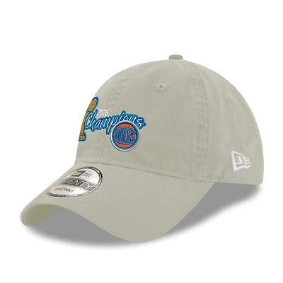 Unisex New Era Beige New York Knicks 2026 NBA Finals Champions 9TWENTY Adjustable Hat