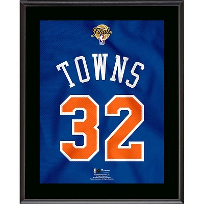 Karl-Anthony Towns New York Knicks 10.5" x 13" 2026 NBA Finals Jersey Number Sublimated Player Plaque