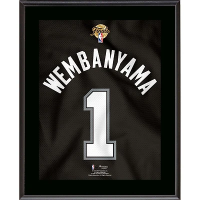 Victor Wembanyama San Antonio Spurs 10.5" x 13" 2026 NBA Finals Jersey Number Sublimated Player Plaque