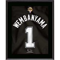 Victor Wembanyama San Antonio Spurs 10.5" x 13" 2026 NBA Finals Jersey Number Sublimated Player Plaque